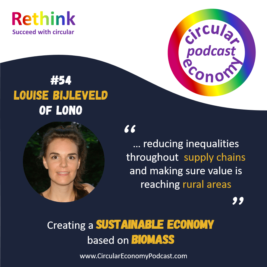 Ep 54 Louise Bijleveld LONO SOCIAL Circular Economy Podcast Episode 54 Louise Bijleveld - LONO