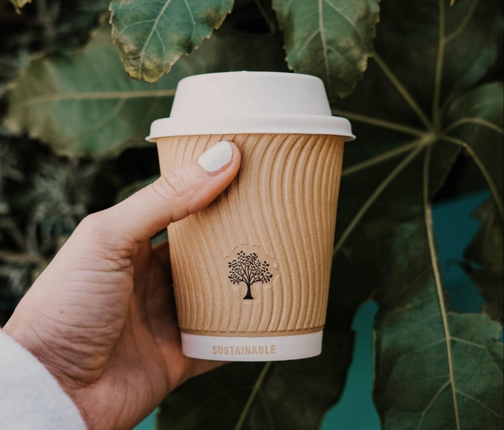 Sustainable materials? compostable cup