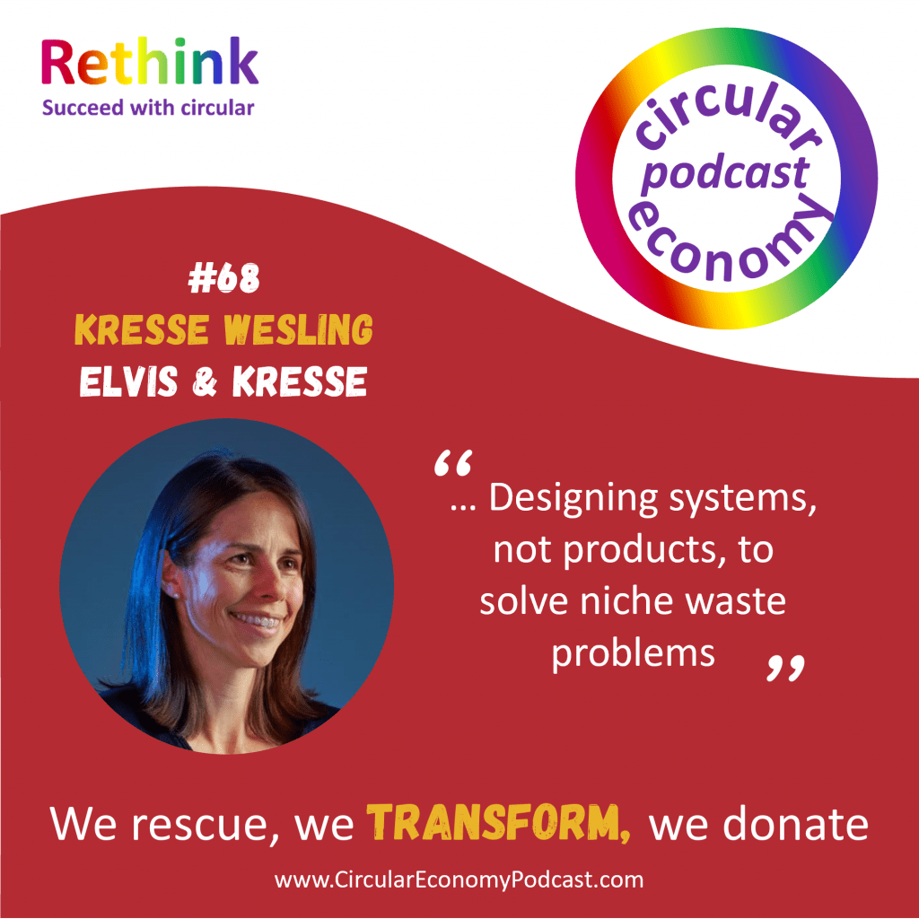 Circular Economy Podcast Episode 68 Kresse Wesling – Elvis & Kresse