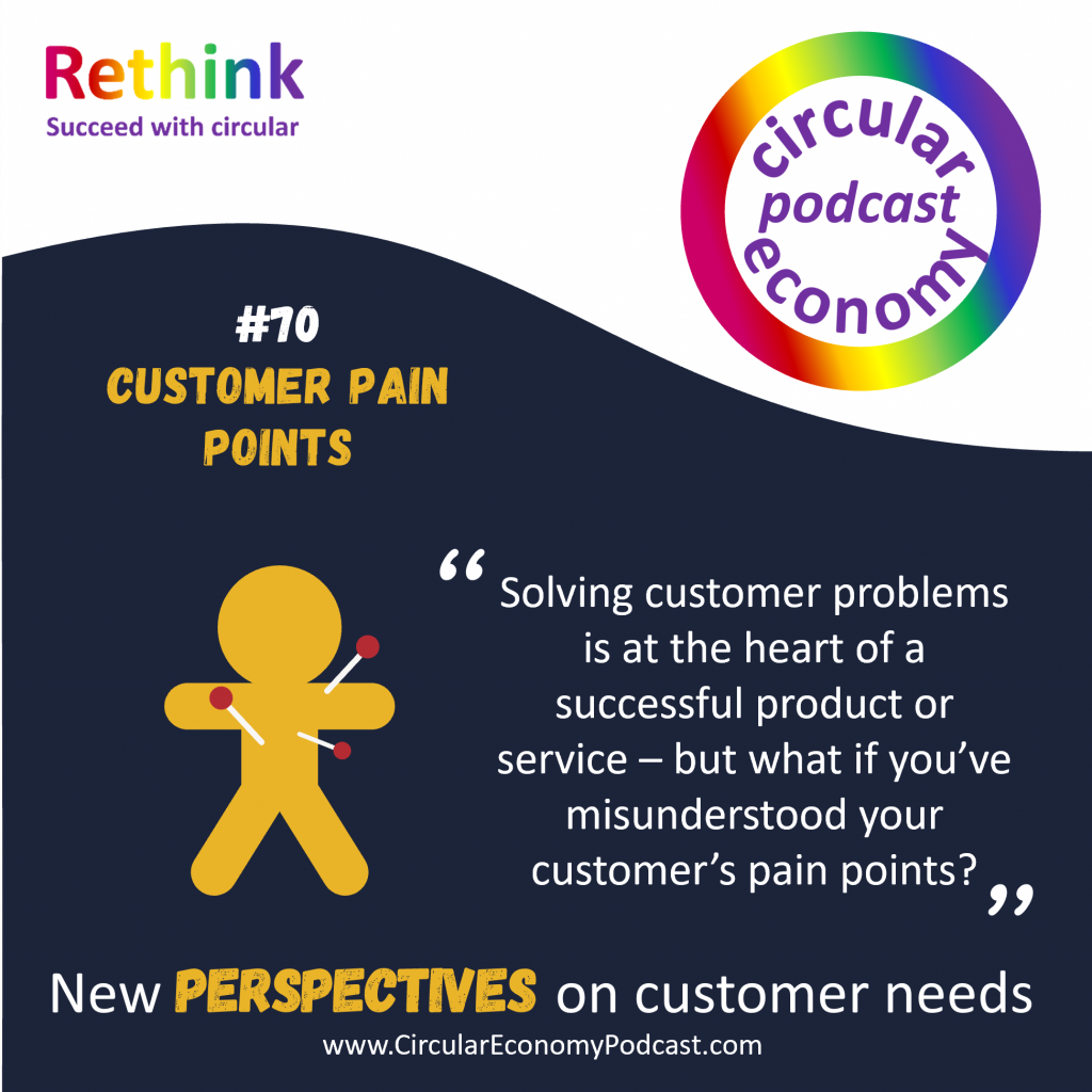 Circular Economy Podcast Episode 70 Customer Pain Points