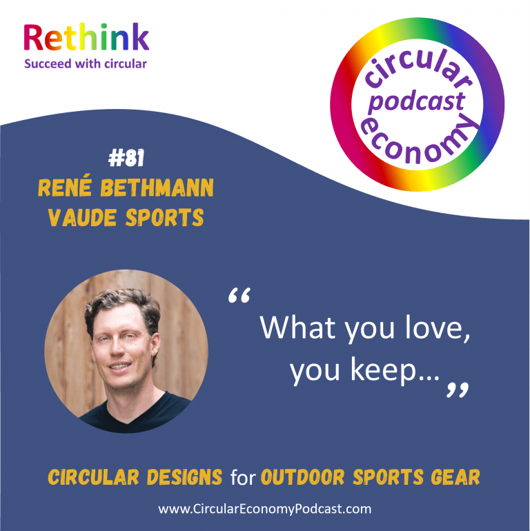 Circular Economy Podcast Episode 81 - René Bethmann – circular designs for outdoor sports gear