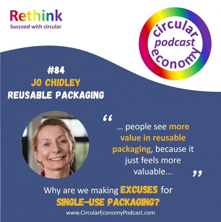 Circular Economy Podcast Episode 84 Jo Chidley - ReRe