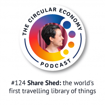 Circular Economy Podcast artwork - Ep 124 Share Shed